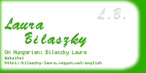 laura bilaszky business card